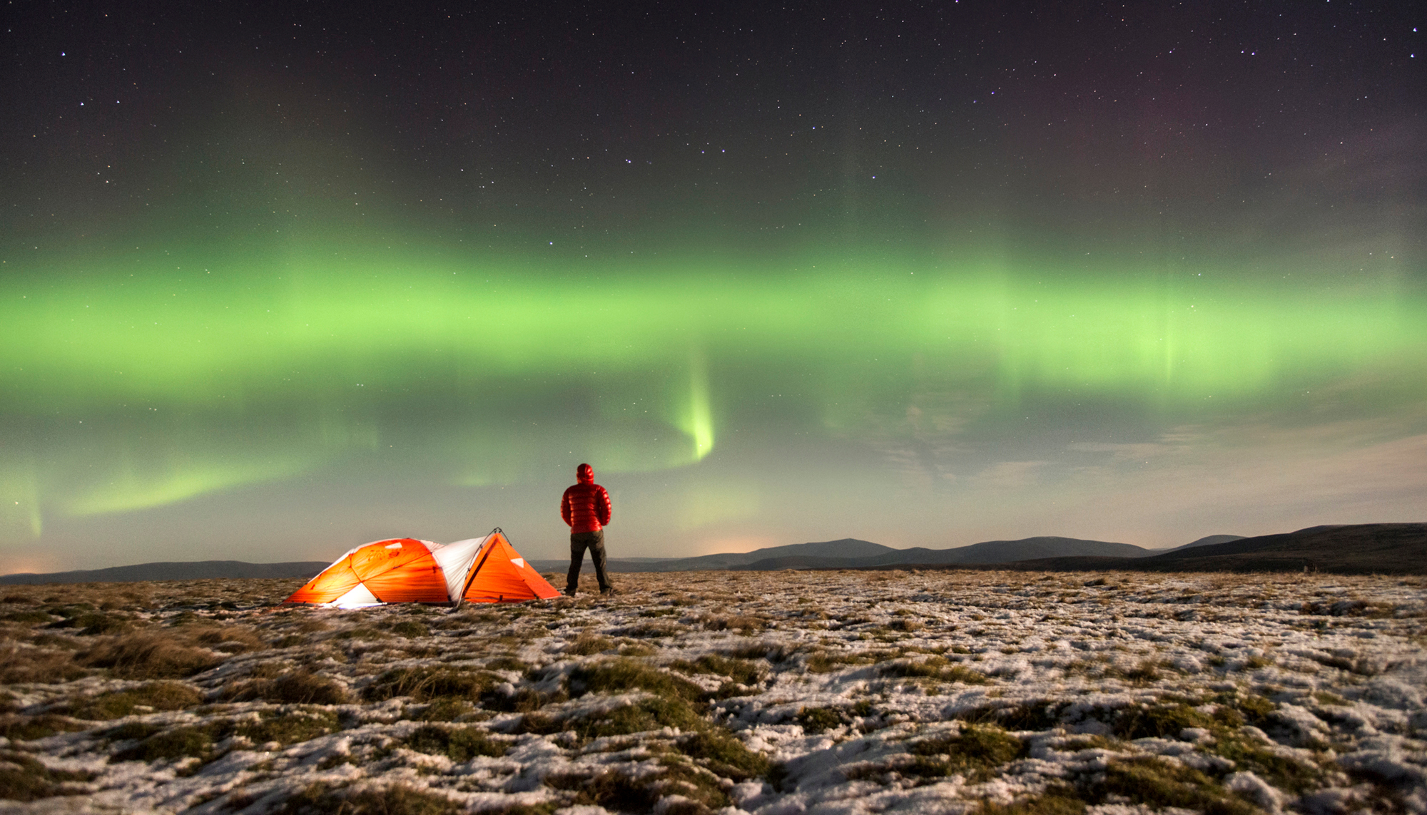 Aurora over the new Dark Sky Park